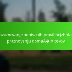 Razumevanje nepisanih pravil bejzbola o praznovanju domačih tekov